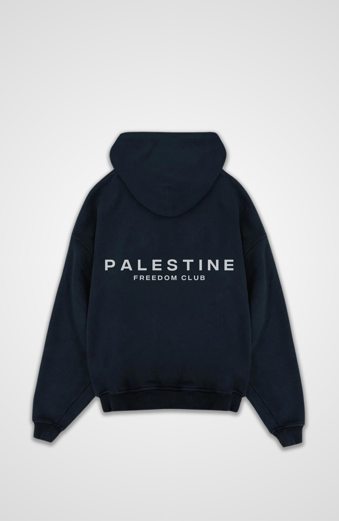 PALESTINE FREEDOM CLUB Oversized Zipper Hoodie