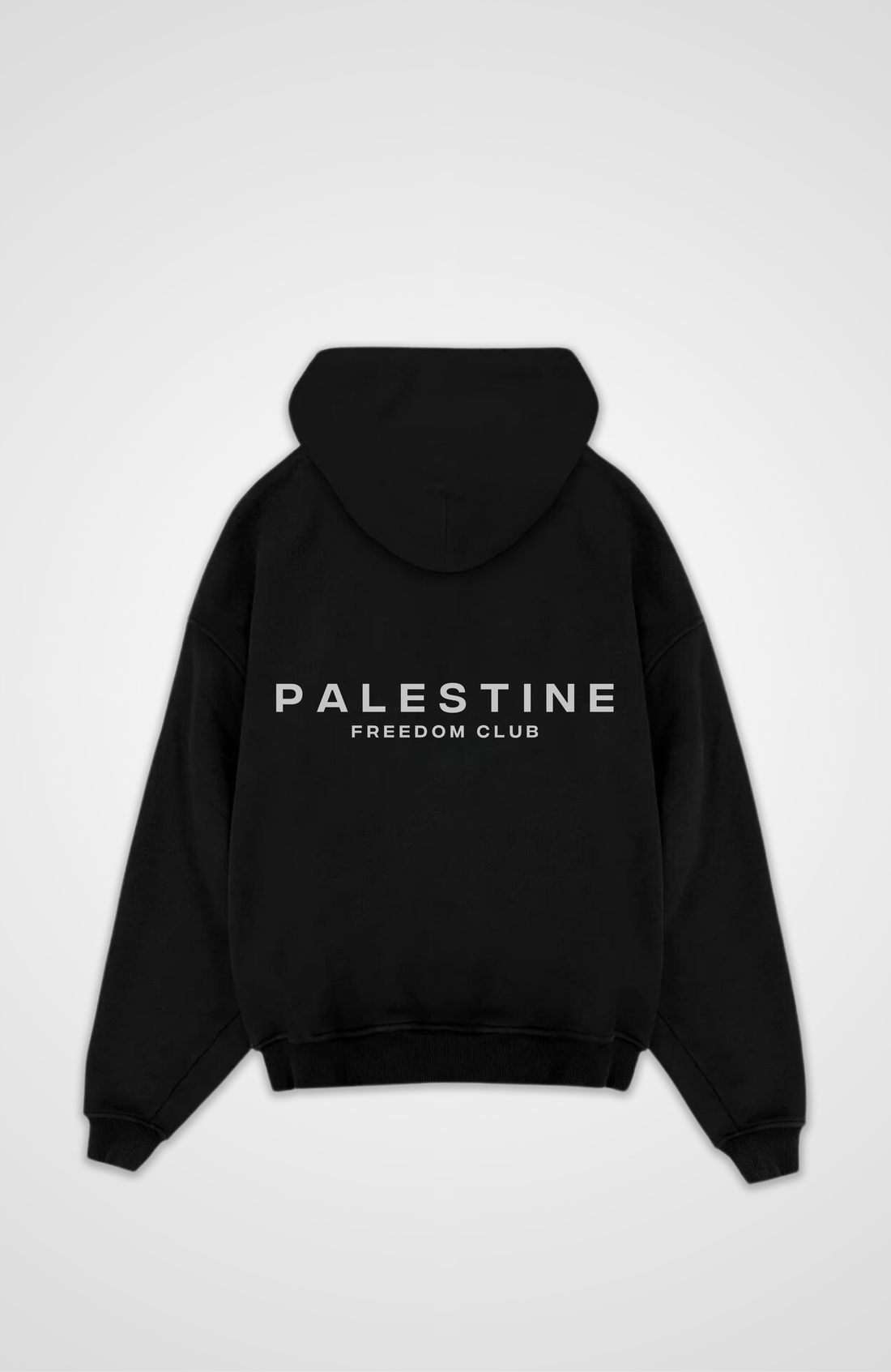 PALESTINE FREEDOM CLUB Oversized Zipper Hoodie