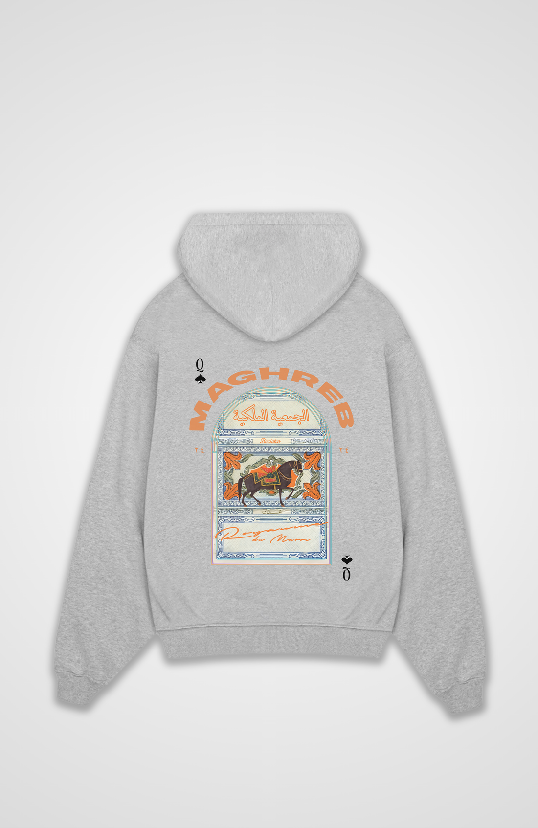 MAGHREB Oversized Zipper Hoodie