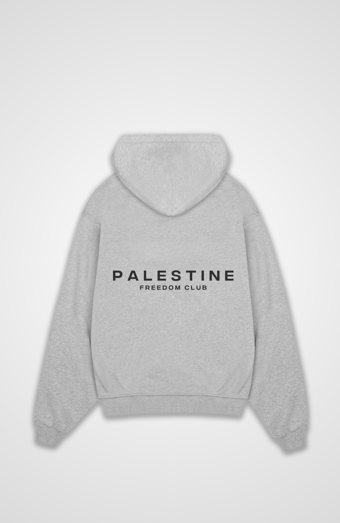 PALESTINE FREEDOM CLUB Oversized Zipper Hoodie