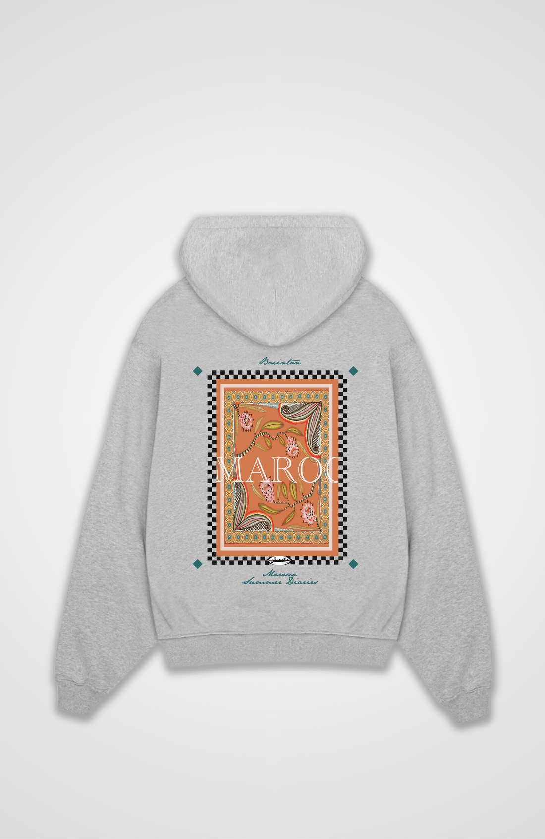 SUMMER DIARIES Oversized Zipper Hoodie