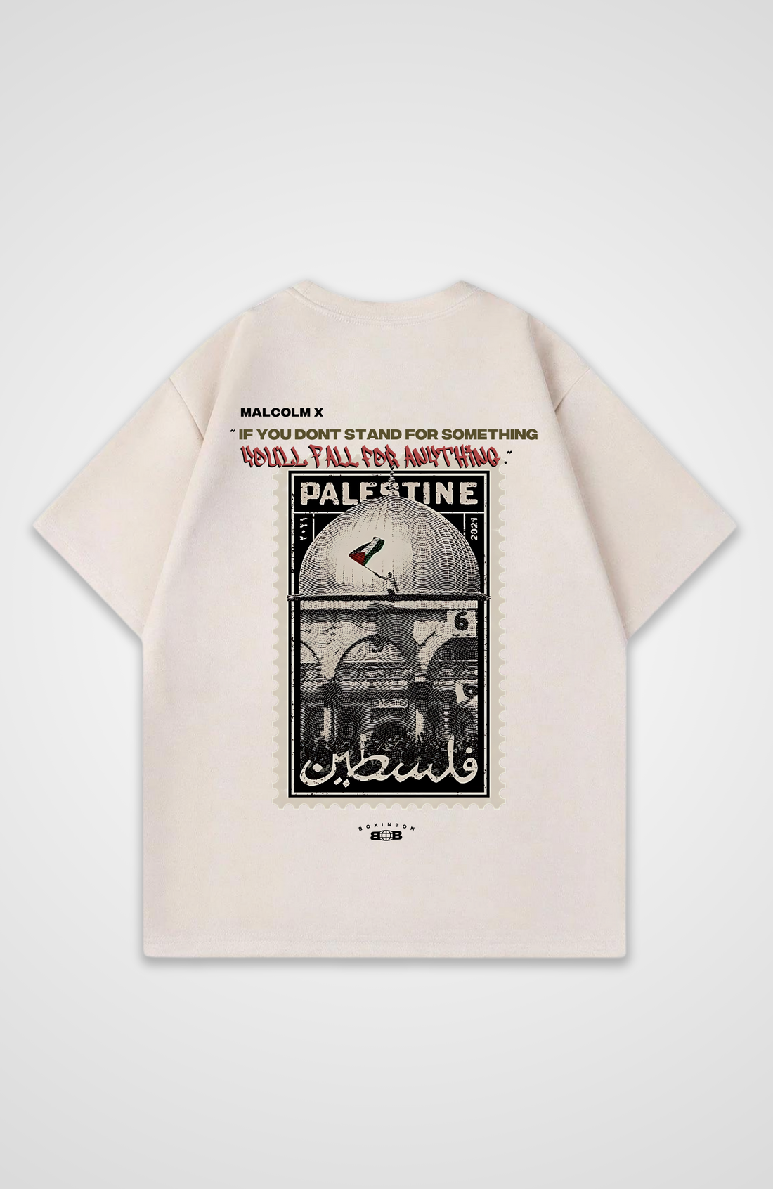 STAND VOOR PALESTINA Oversized T-shirt