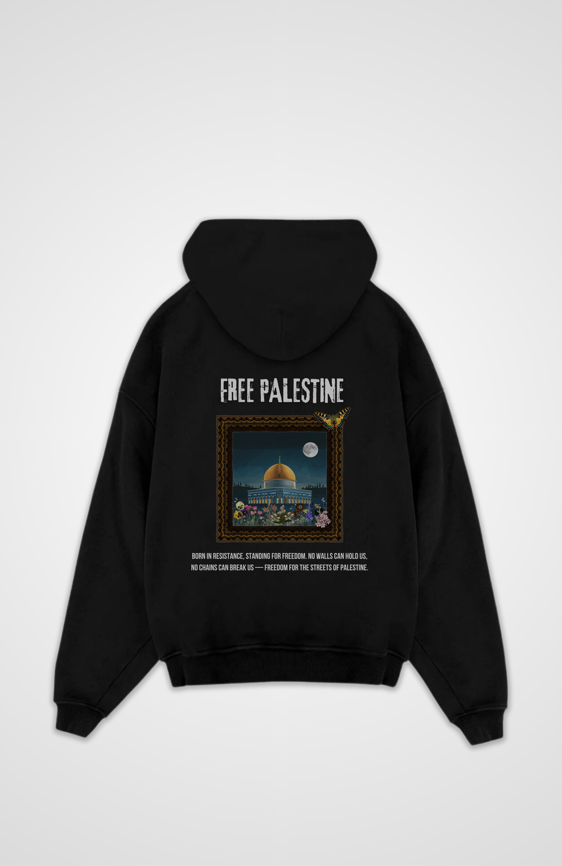 Art X PALESTIN Oversized Hoodie
