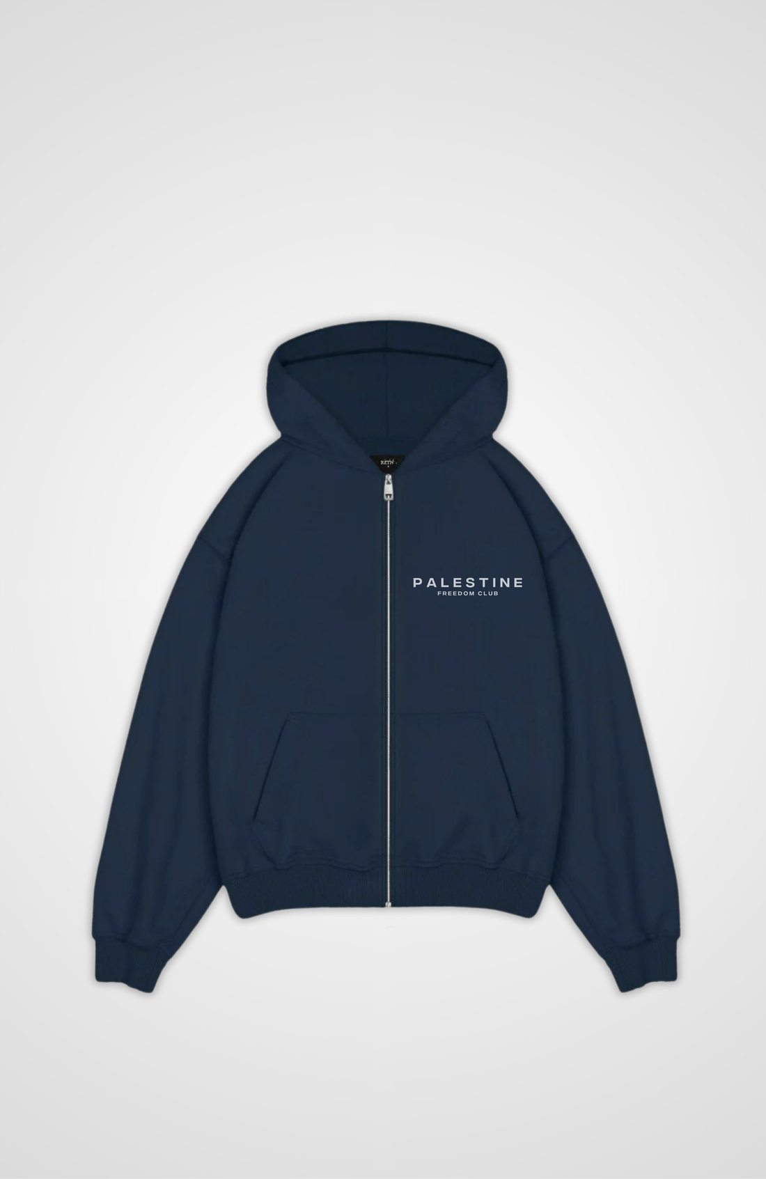 PALESTINE FREEDOM CLUB Oversized Zipper Hoodie