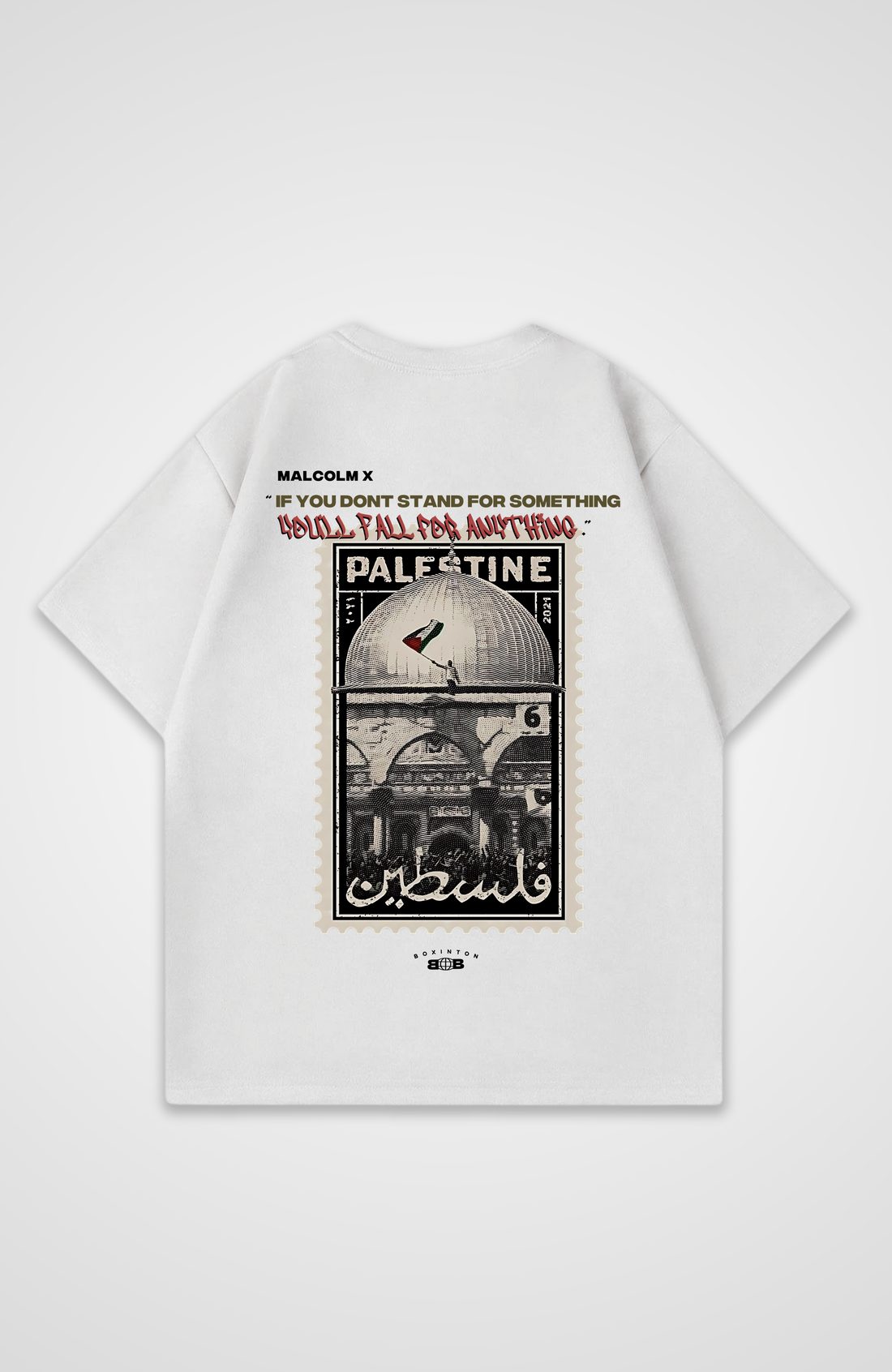 STAND VOOR PALESTINA Oversized T-shirt