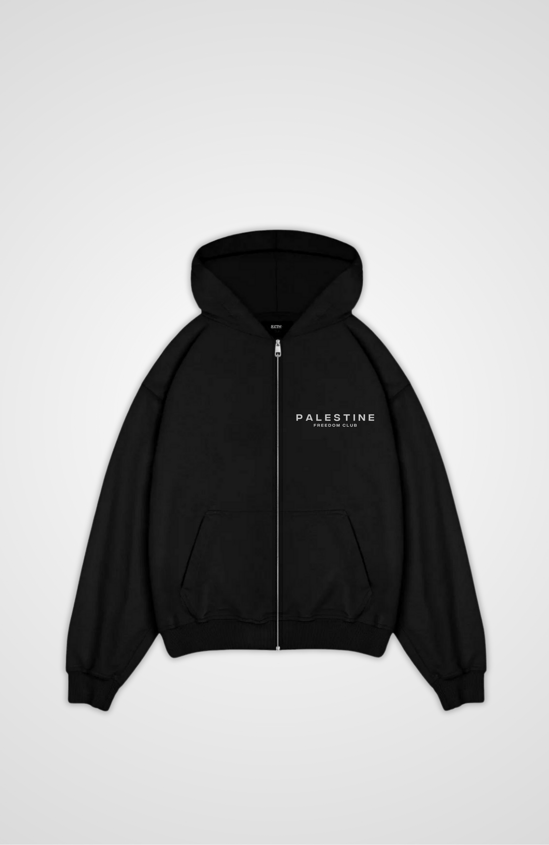 PALESTINE FREEDOM CLUB Oversized Zipper Hoodie