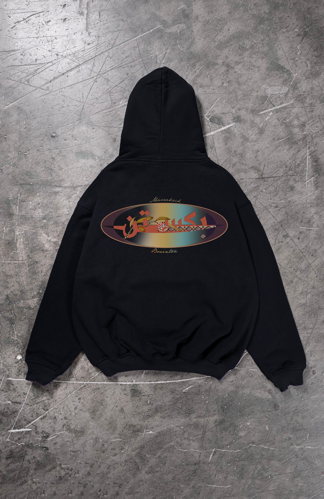 MARRAKECH X BXTN Oversized Zipper Hoodie