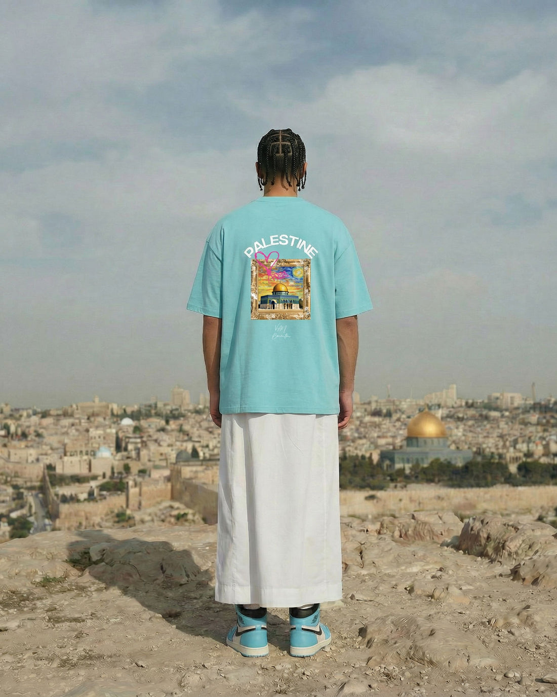 VAN GOGH x PALESTINE Oversized T-Shirt