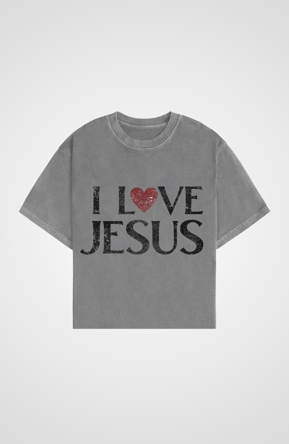 I LOVE JESUS  WASHED T-Shirt