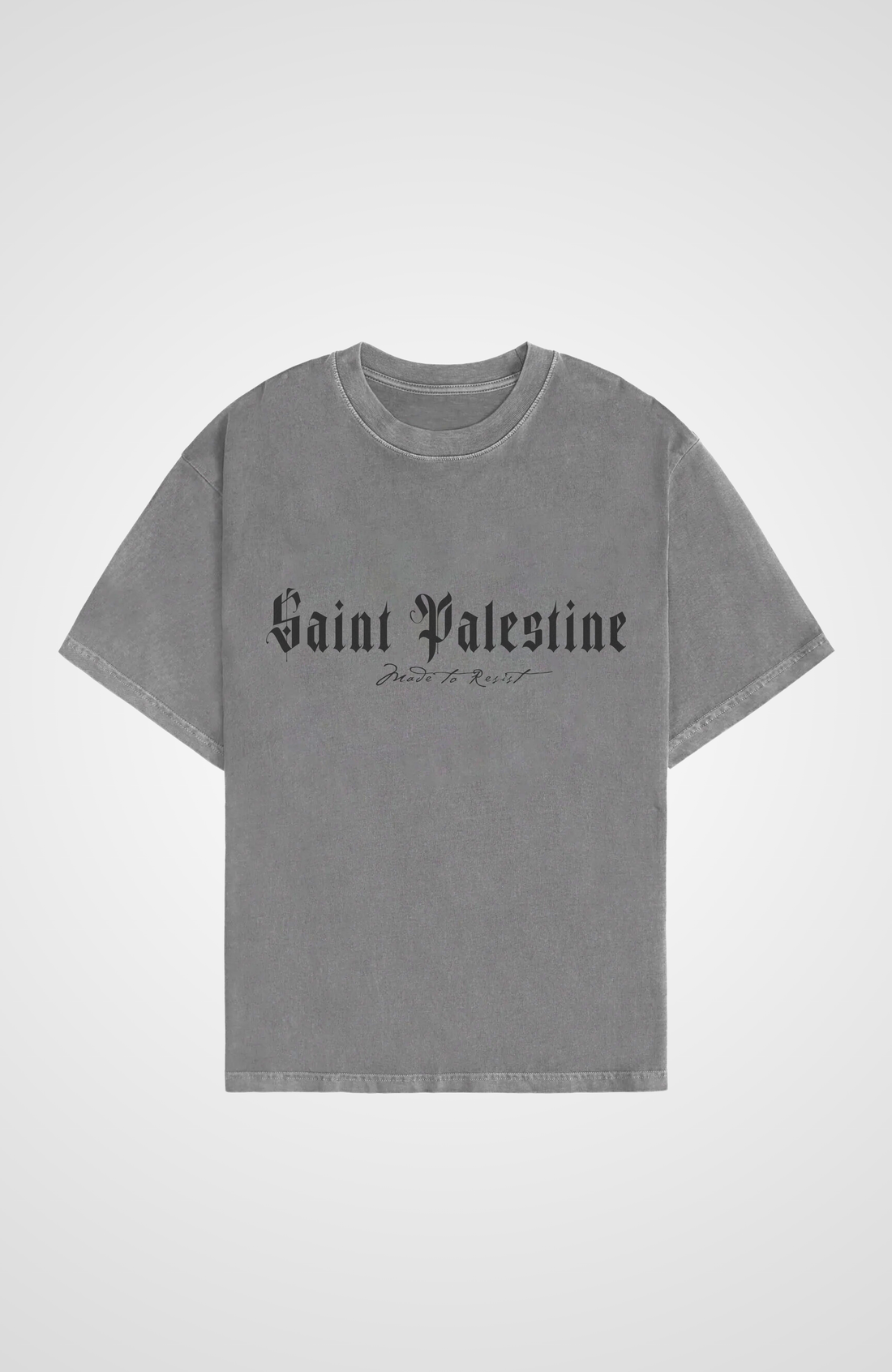 Saint Palestine Washed Oversized T-Shirt