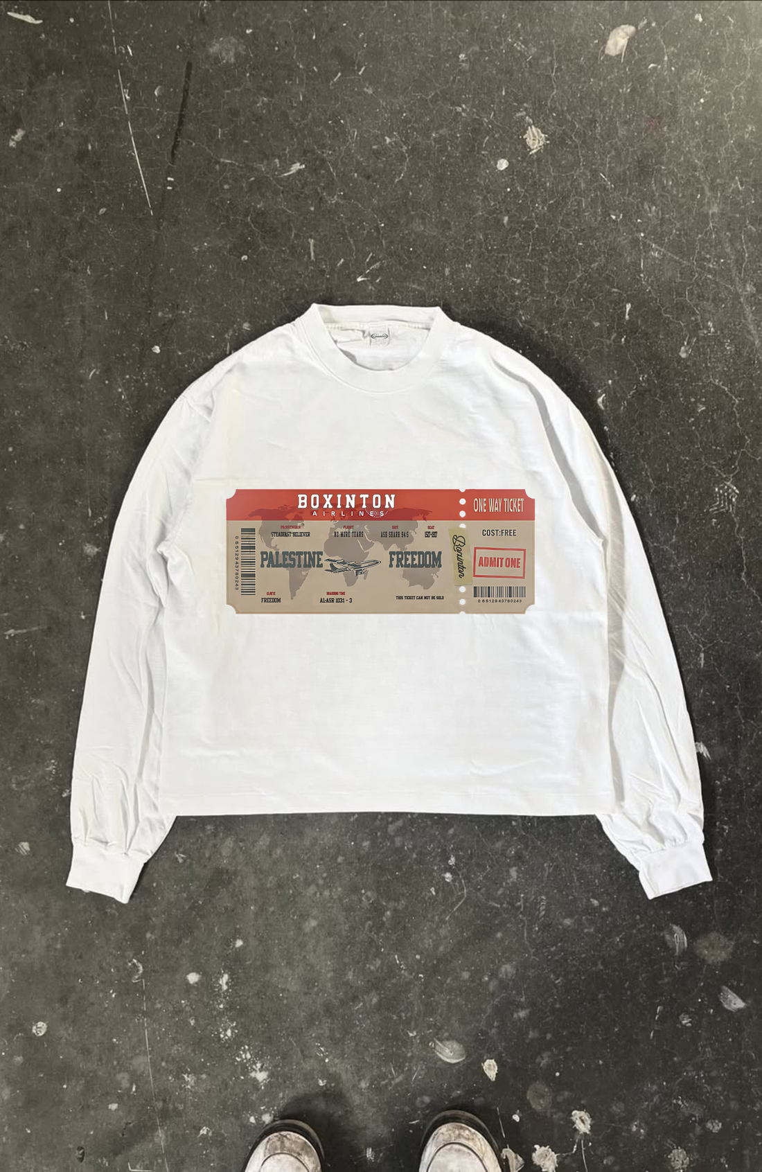 <tc>Ticket Palestine Freedom Long Sleeve</tc>