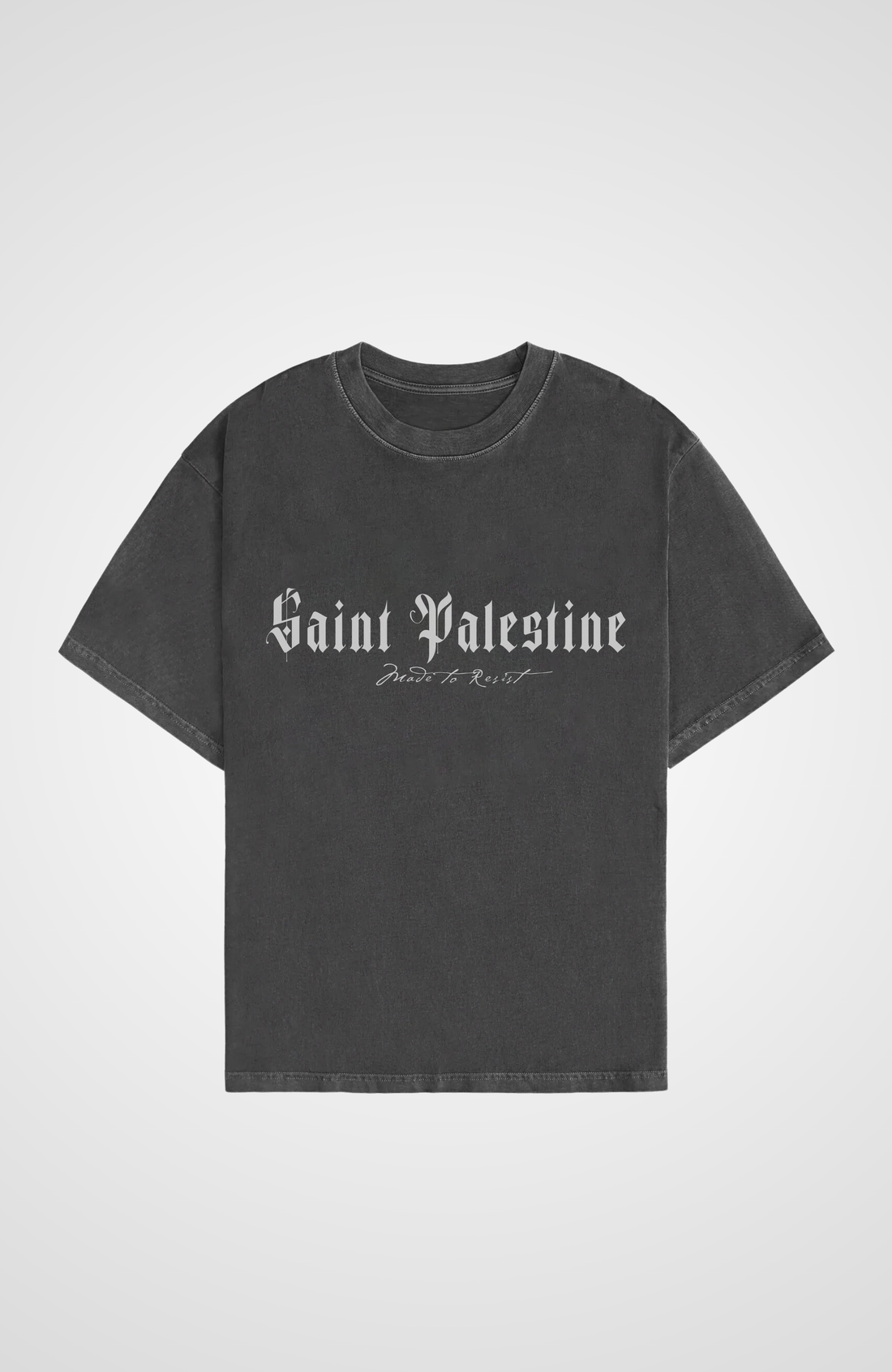 Saint Palestine Washed Oversized T-Shirt