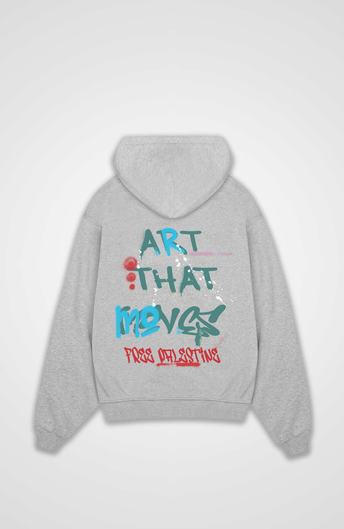 VAN GOGH X ART THAT MOVES Oversized Zipper Hoodie