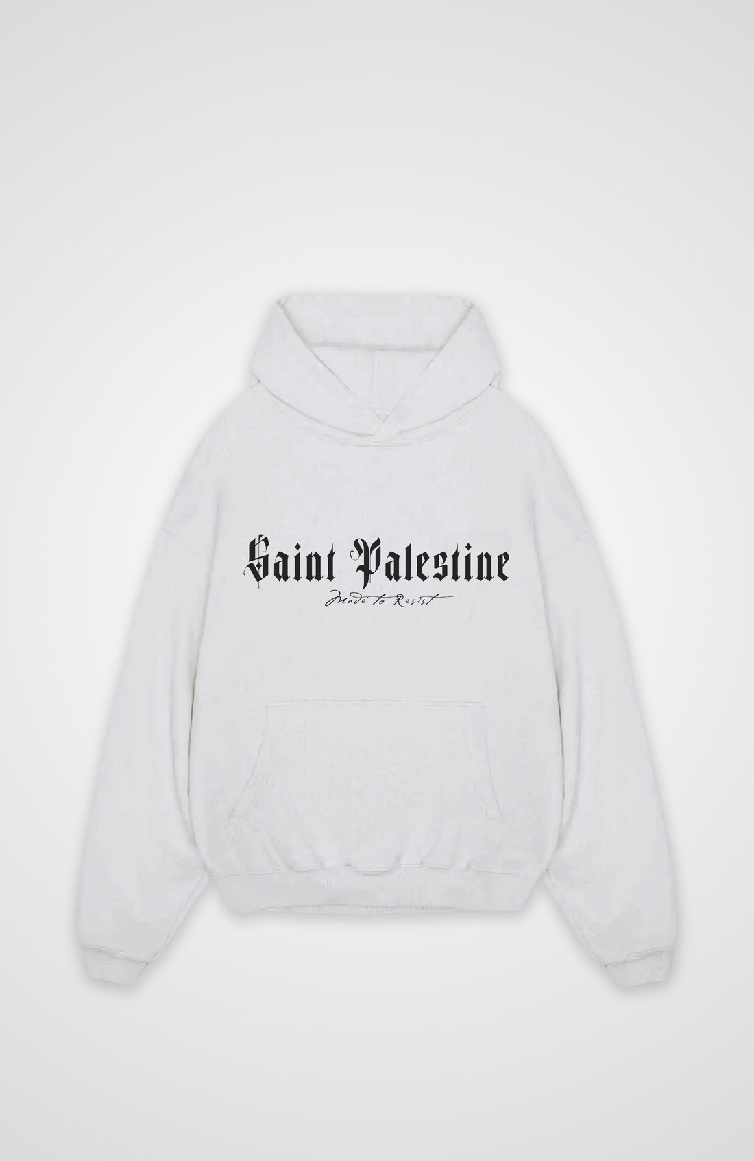 Saint Palestine oversized hættetrøje