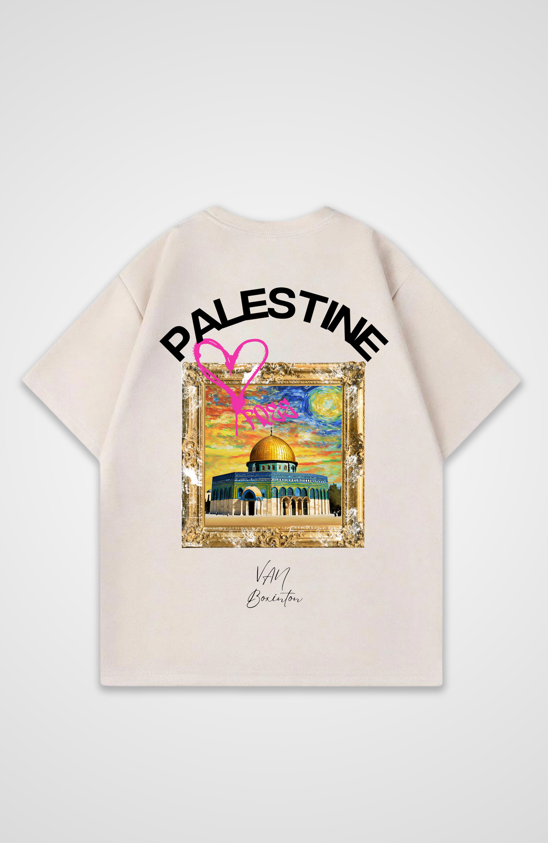 VAN GOGH x PALESTINE Oversized T-Shirt