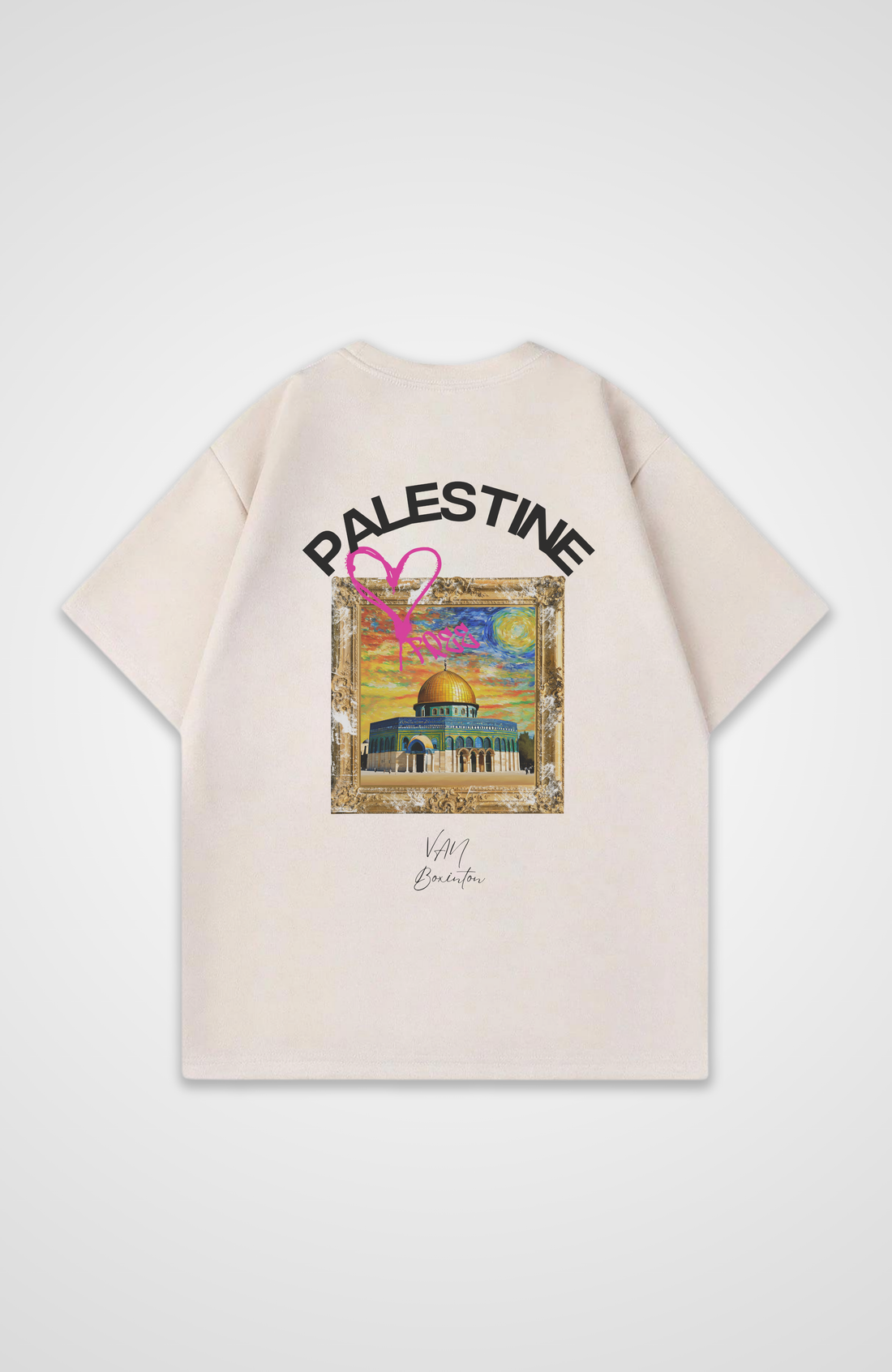 VAN GOGH x PALESTINE Oversized T-Shirt