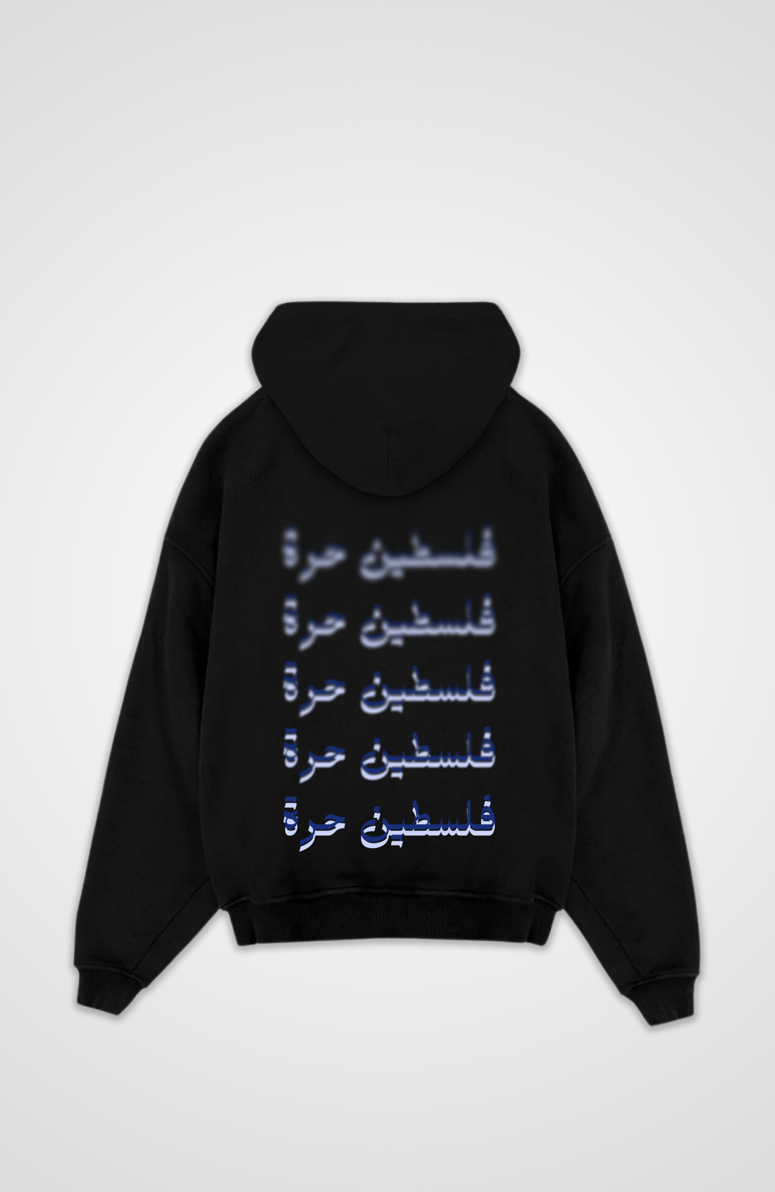 blur test hoodie