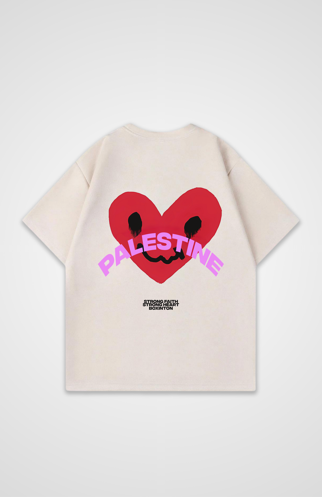 STRONG FAITH STRONG HEART Oversized Shirt