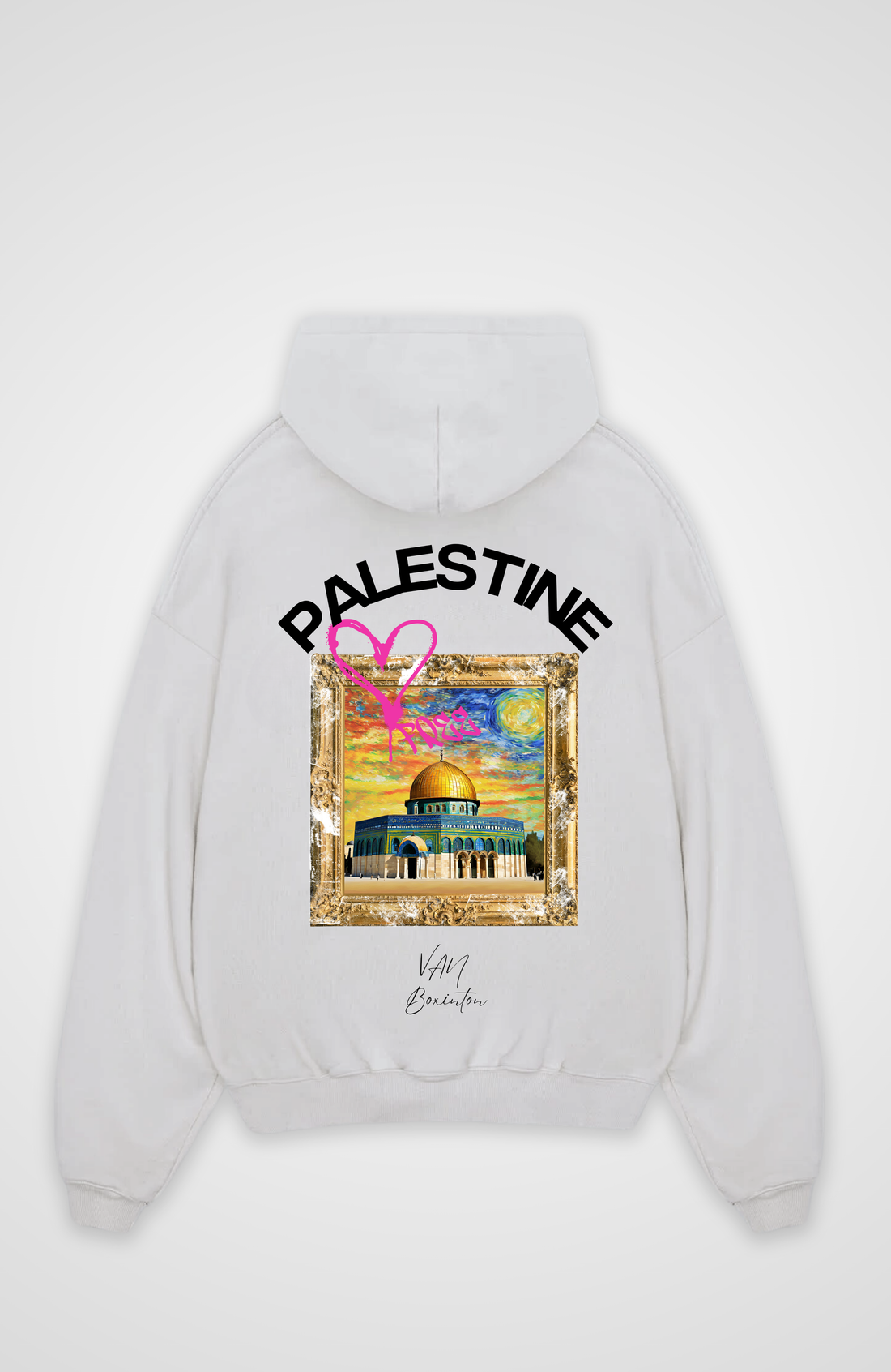 VAN GOGH x PALESTINE oversized hoodie