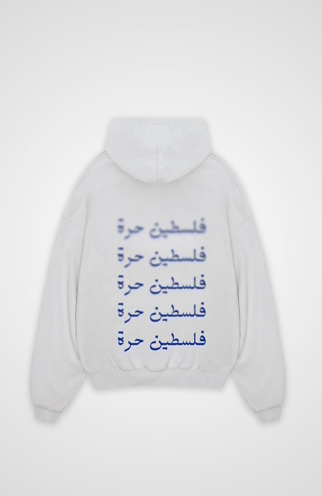 blur test hoodie