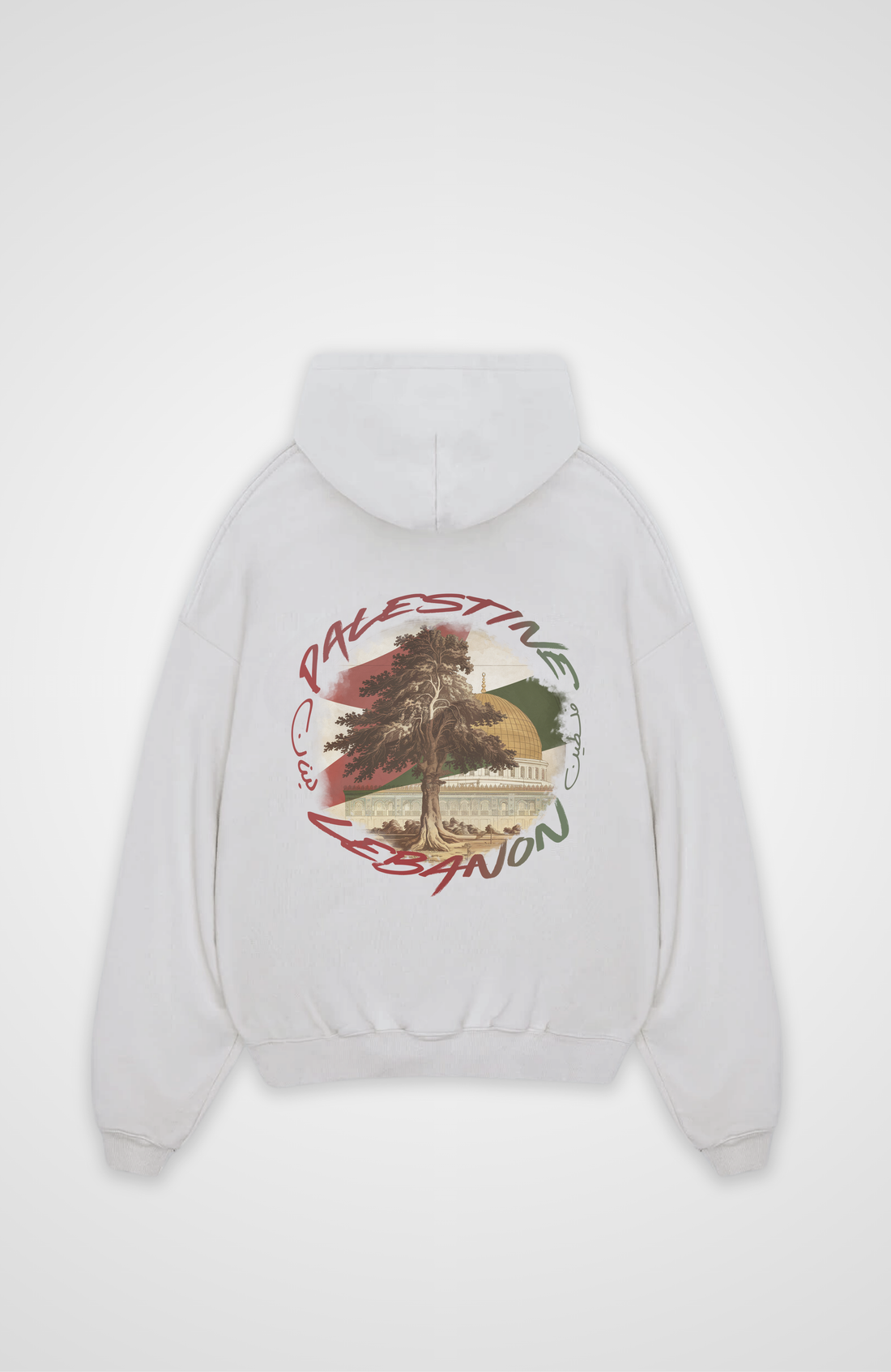 PALESTINE X LEBANON oversized hoodie