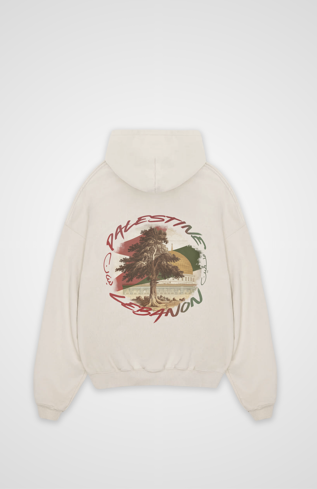 PALESTINE X LEBANON oversized hoodie