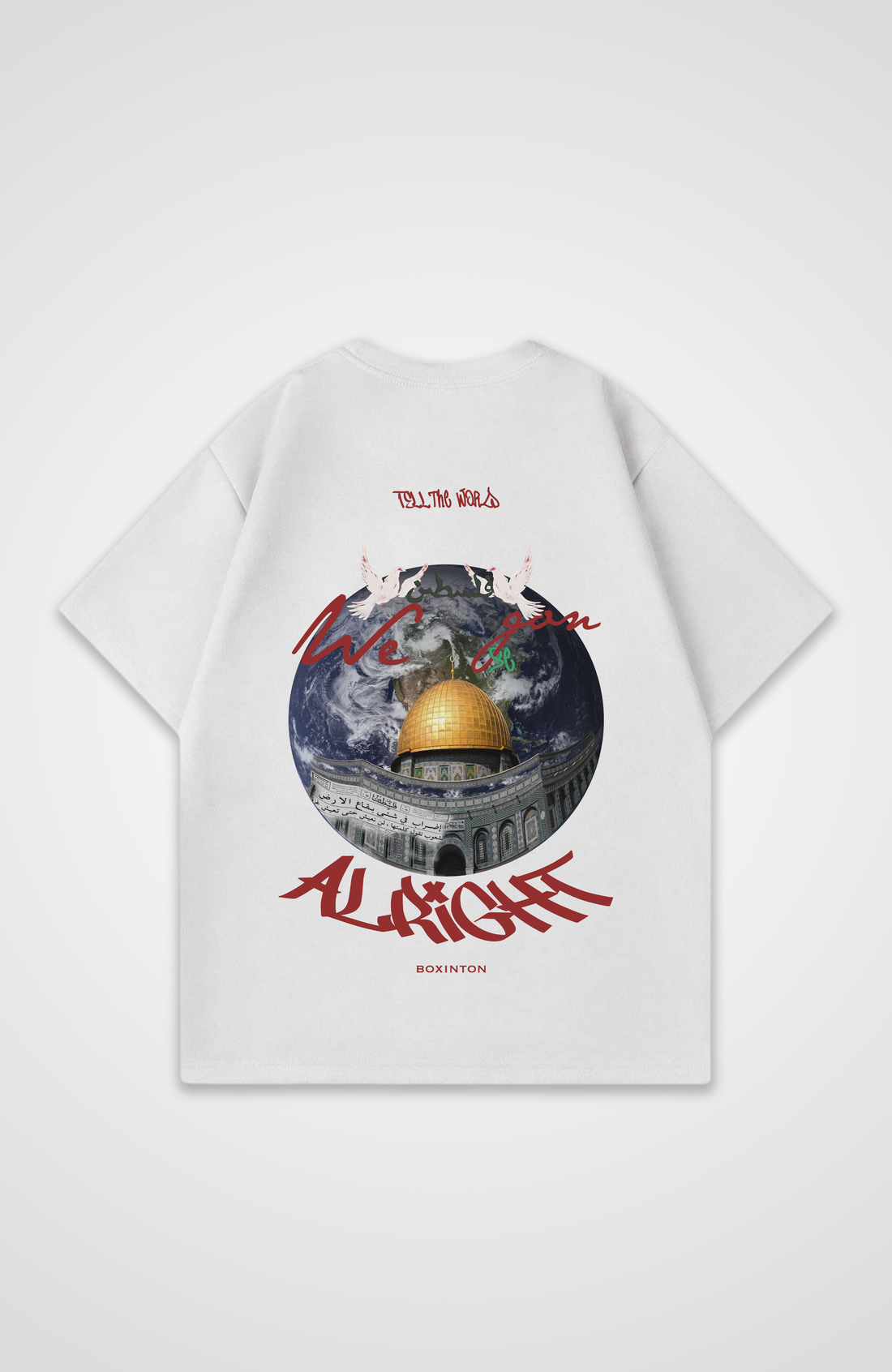 PALESTINE X WORLD Oversized T-shirt