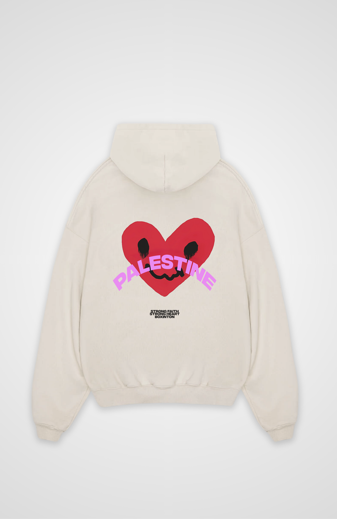 STRONG FAITH STRONG HEART Oversized Hoodie