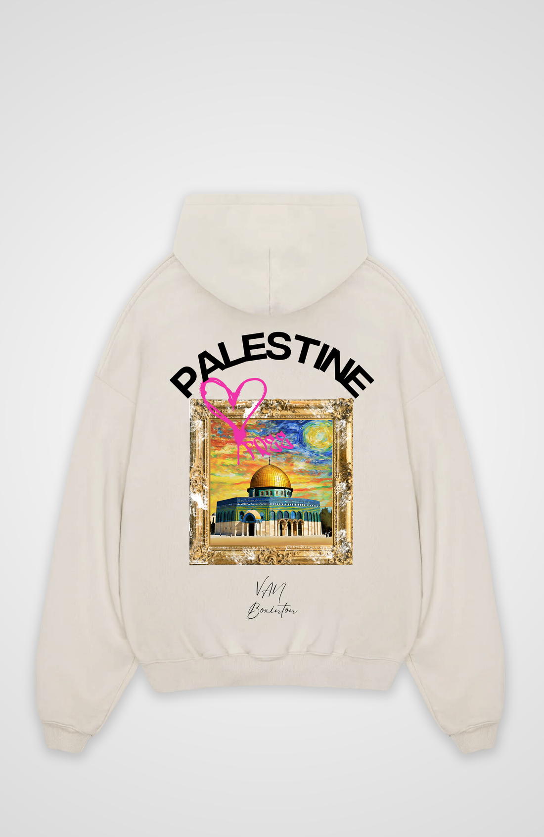 VAN GOGH x PALESTINE oversized hoodie