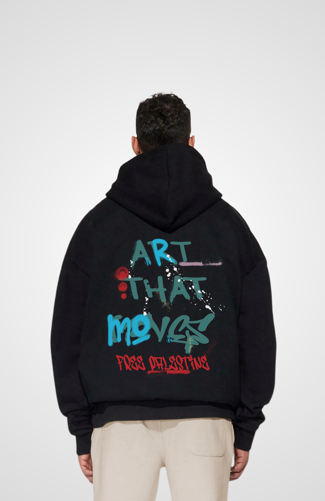 VAN GOGH X ART THAT MOVES Oversized Hoodie