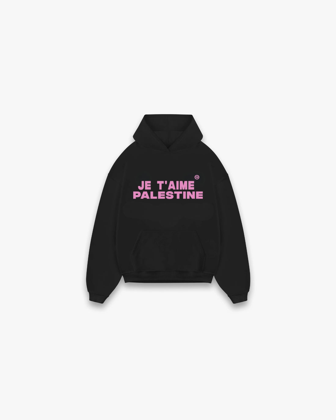 JE T`AIME PALESTINE Oversized Hoodie