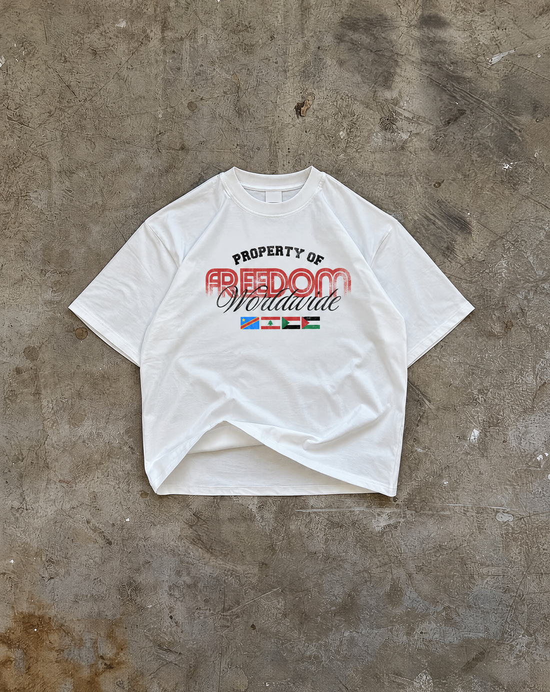 FREEDOM WORLDWIDE OVERSIZED SHIRT