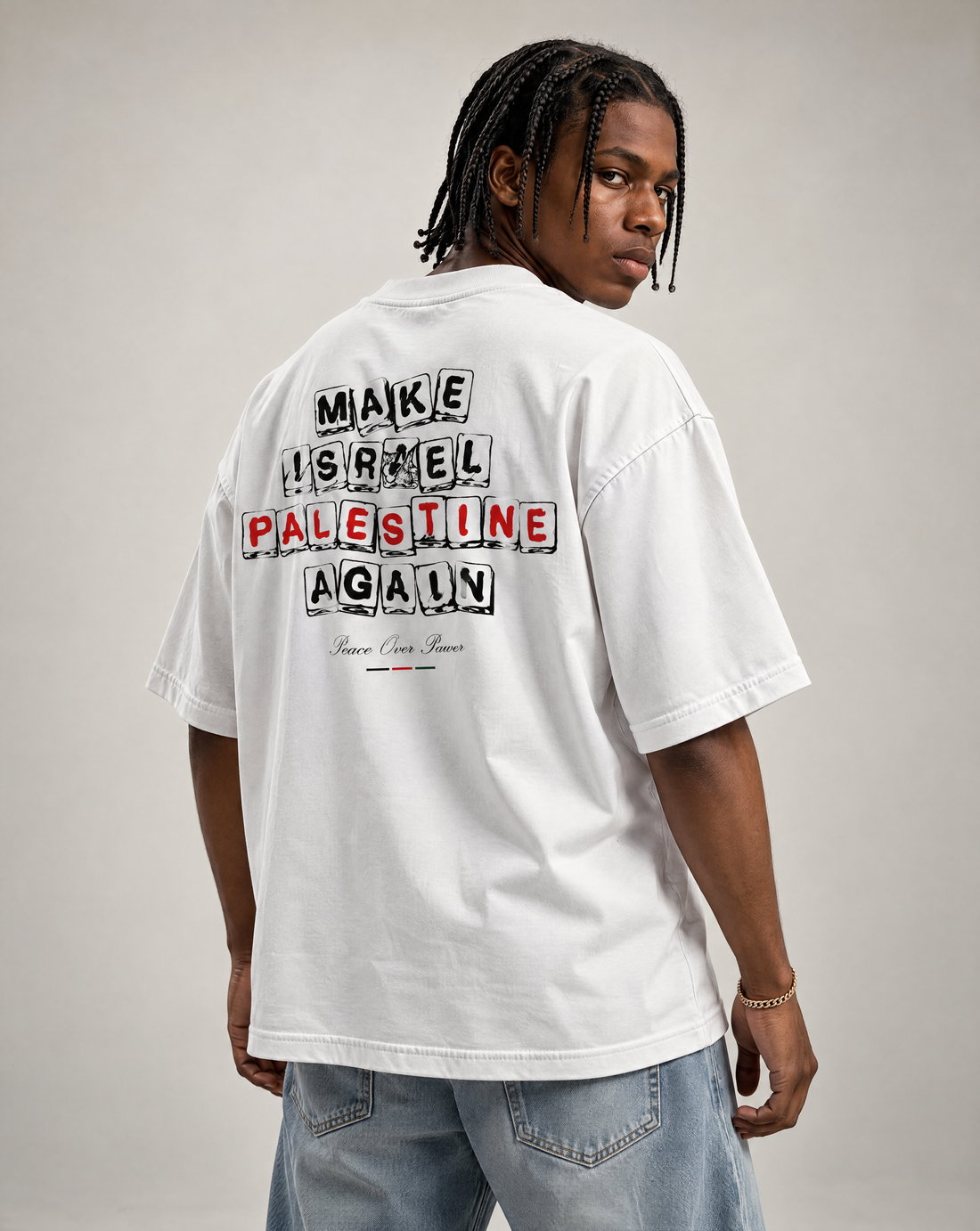 MAKE ISR*EL PALESTINE AGAIN OVERSIZED SHIRT