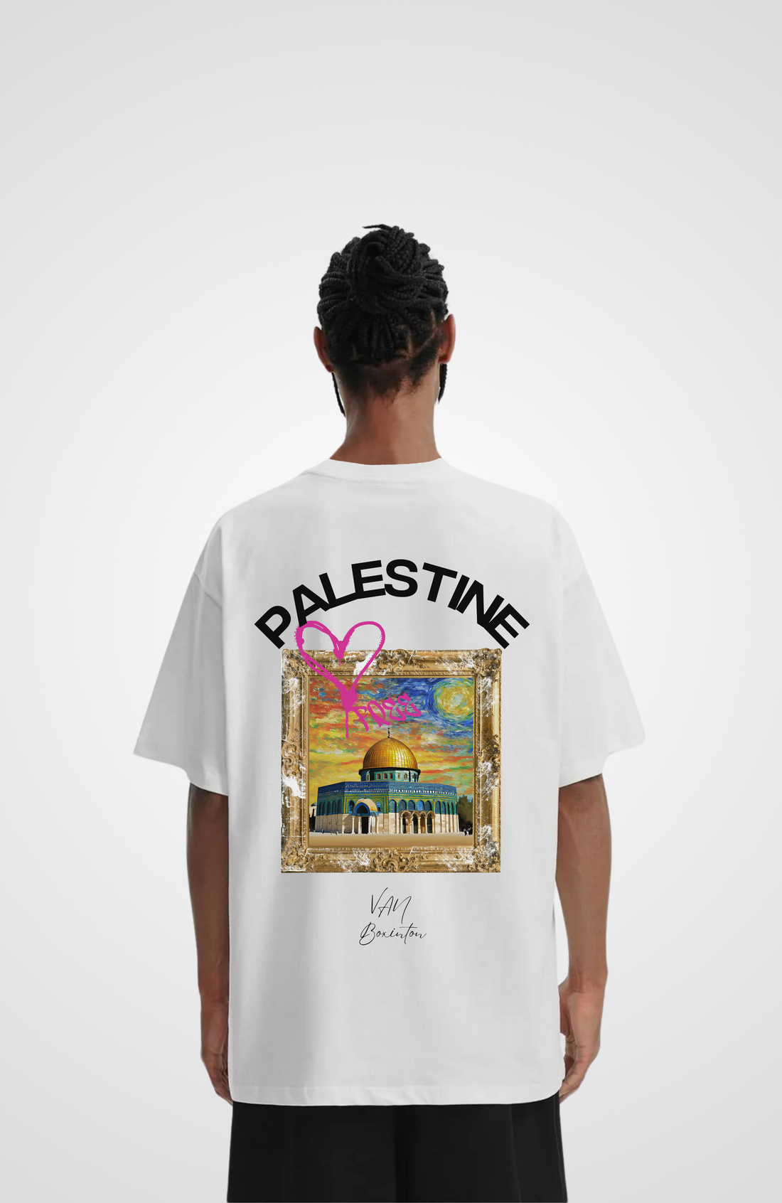 VAN GOGH x PALESTINE Oversized T-Shirt