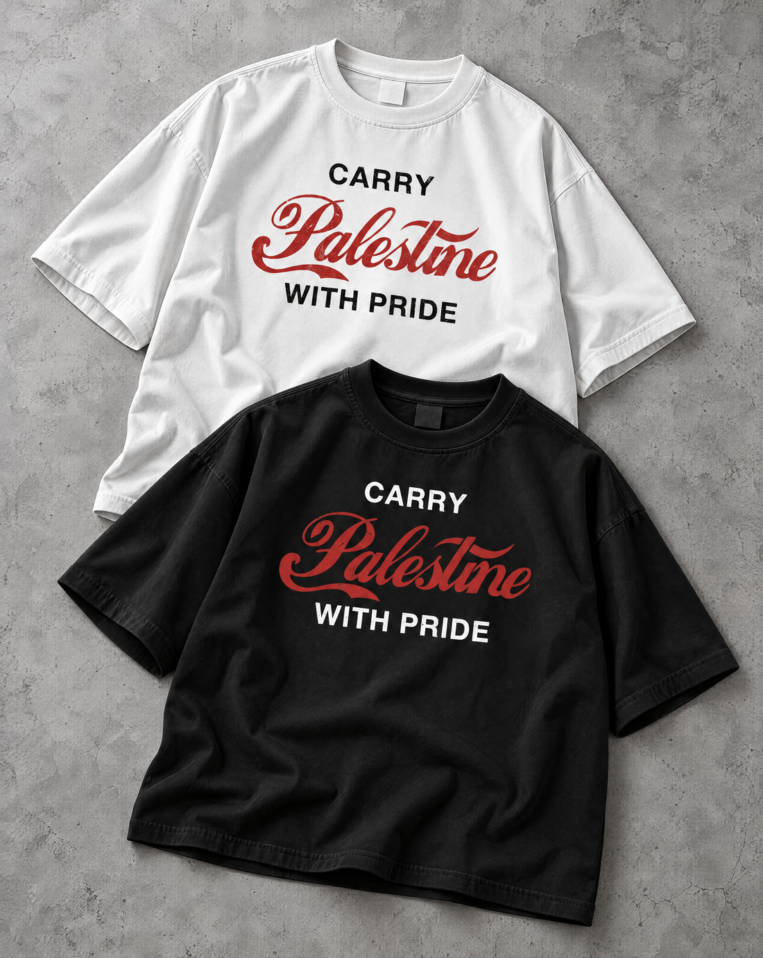 CARRY PALESTINE OVERSIZED SHIRT